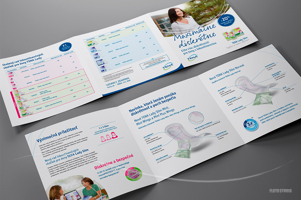 Tena - Various marketing materials